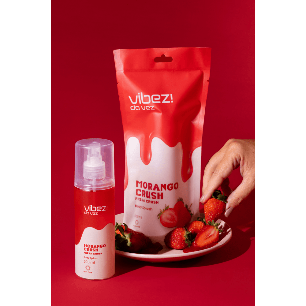 Imagem 4 de Body Splash Morango Crush Vibez da Vez! 200ml